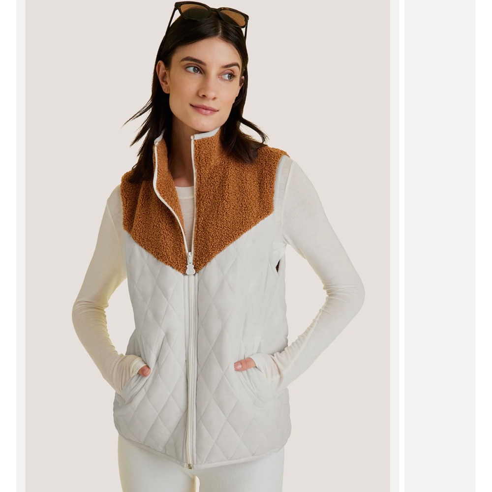 Alala Navy Sherpa Reversible Ski Vest